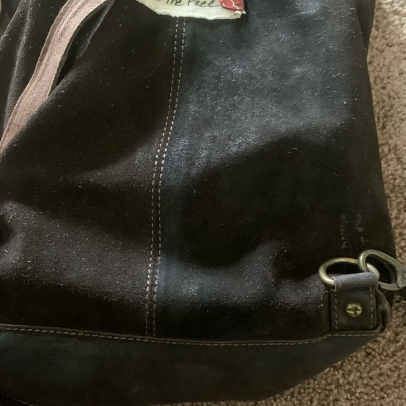 Free People Black and Brown boho Backpack - Picture 8 of 16